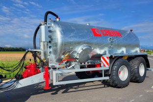 Tandem cisterne z vakuumsko ali z kombinirano črpalko od 8000 do 18000 L